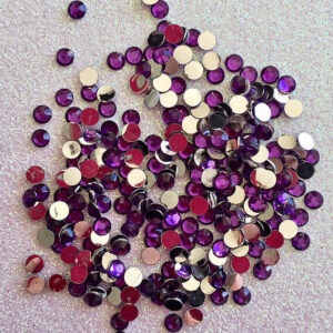 Purple Flatback Acrylic Gems