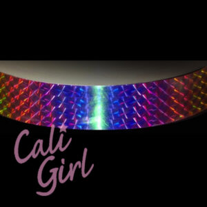Super Prism Silver Holographic Rainbow Rod Tape