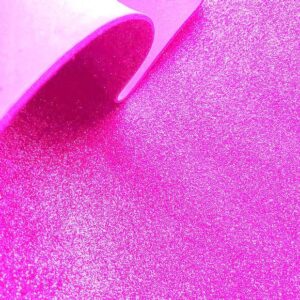 Light Pink Glitter Foam Sheet