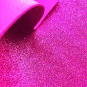 Hot Pink Glitter Foam Sheet