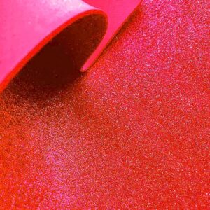 Red Glitter Foam Sheet