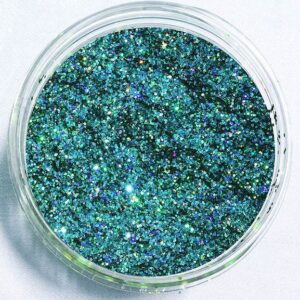 Teal Aqua Blue Lazer Glitter