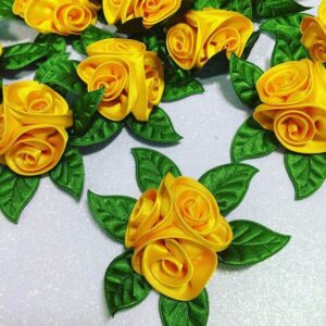 Yellow Roses with Green Leaves