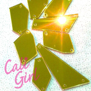 Gold Acrylic Mirror Shards
