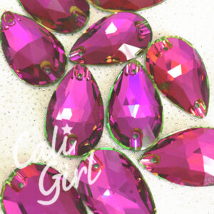 Lotus Pink Crystal Tear Drops