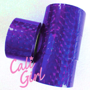 Purple Prism Hologram Rod Tape Roll